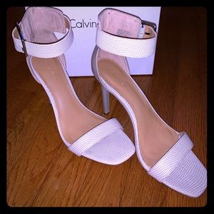 Lizard Calvin Klein Open-toe Sandals